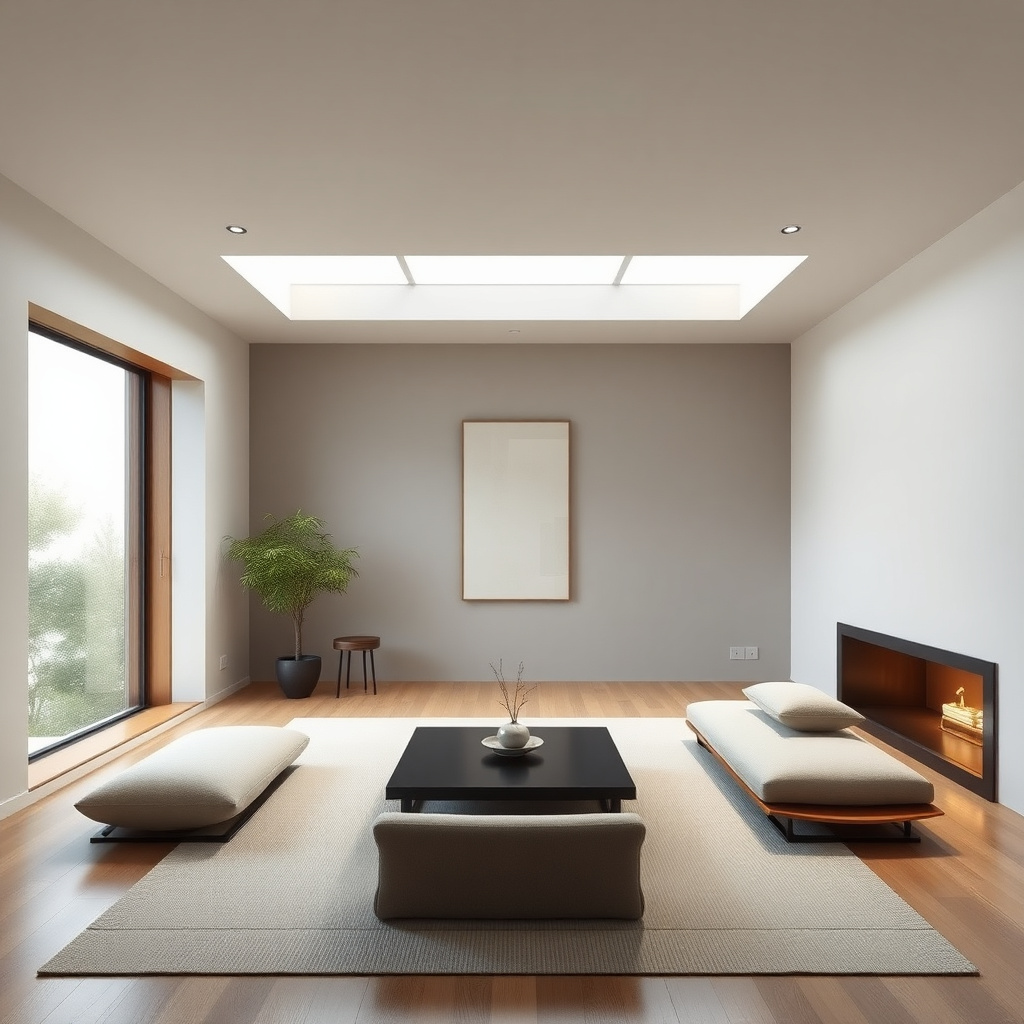 Minimalist Zen interior
